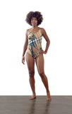 Cloudless Body Suit / Indigo Sunrise