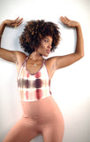 Tangled Kiss Body Suit / Electric Rose