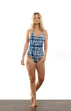 Tangled Kiss Body Suit / Blue Tiramisu