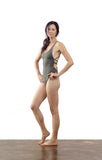 Tangled Kiss Body Suit / Olive Ash