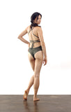 Tangled Kiss Body Suit / Olive Ash