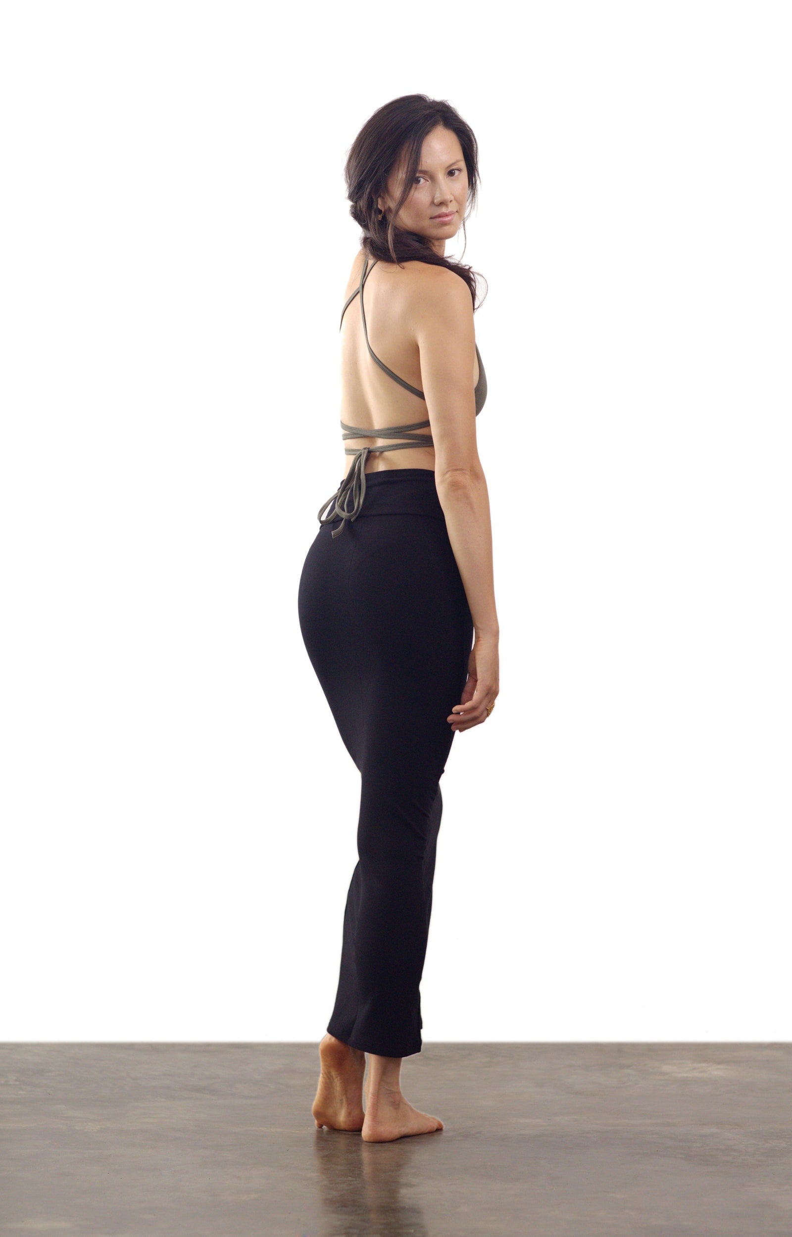 Tangled Kiss Body Suit / Olive Ash