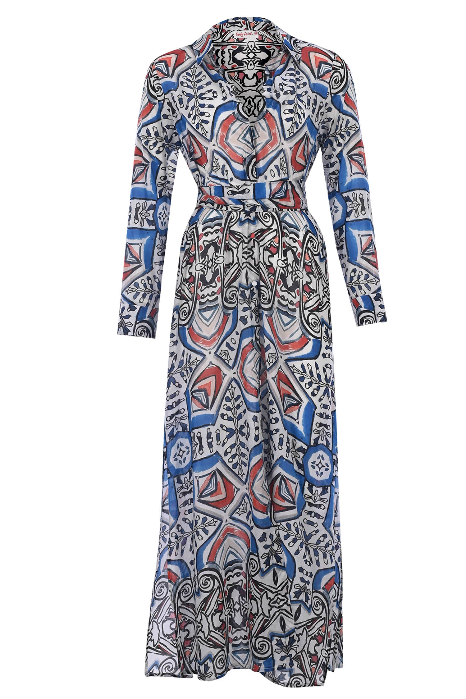 Goddess of Air - Hava Tanrıçası - Long Shirt Dress - Uzun Gömlek Elbise