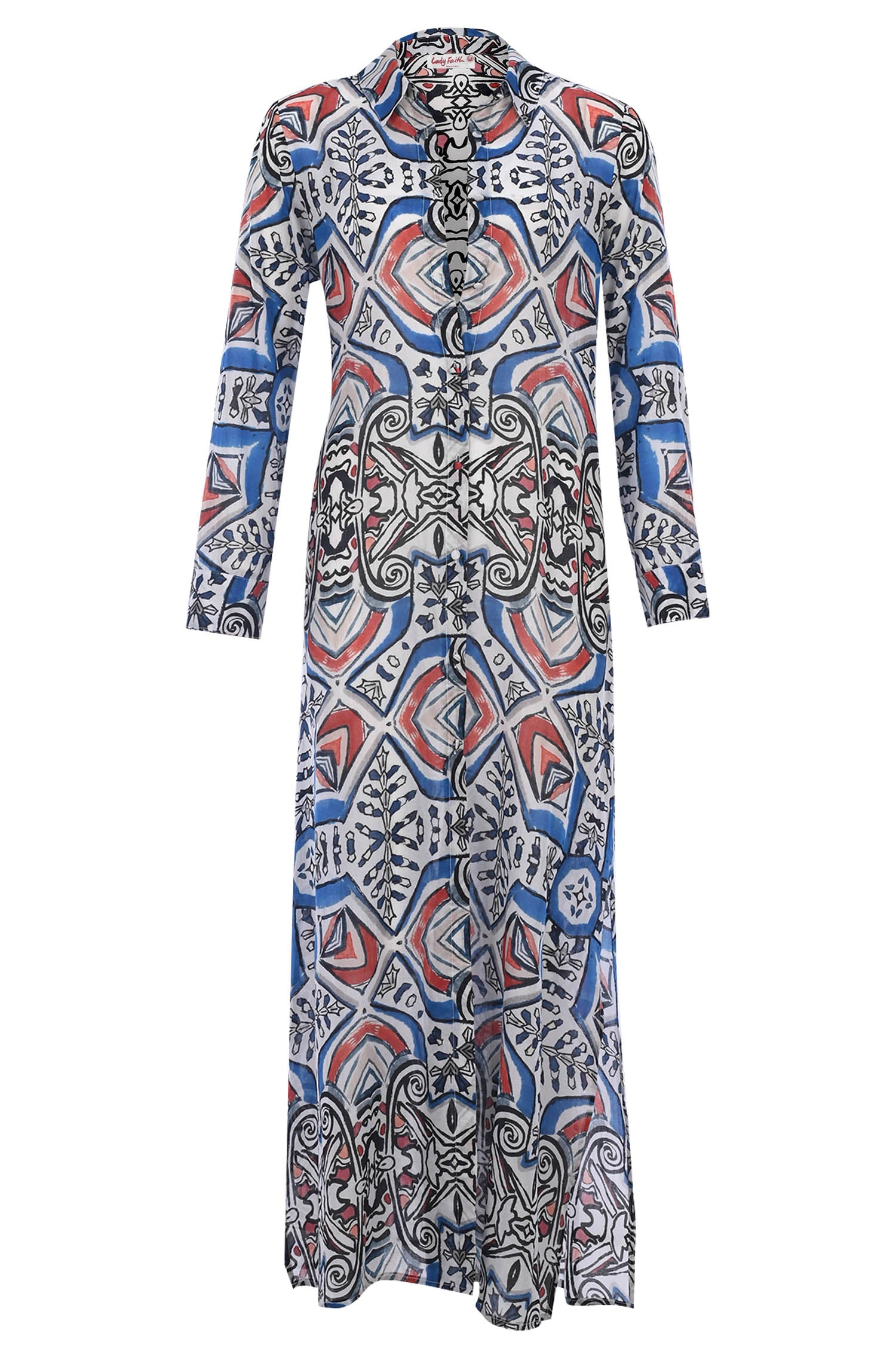 Goddess of Air - Hava Tanrıçası - Long Shirt Dress - Uzun Gömlek Elbise
