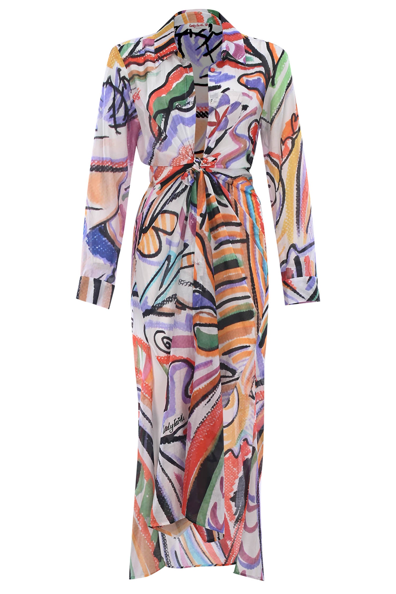 Goddess of Change - Long Shirt Dress