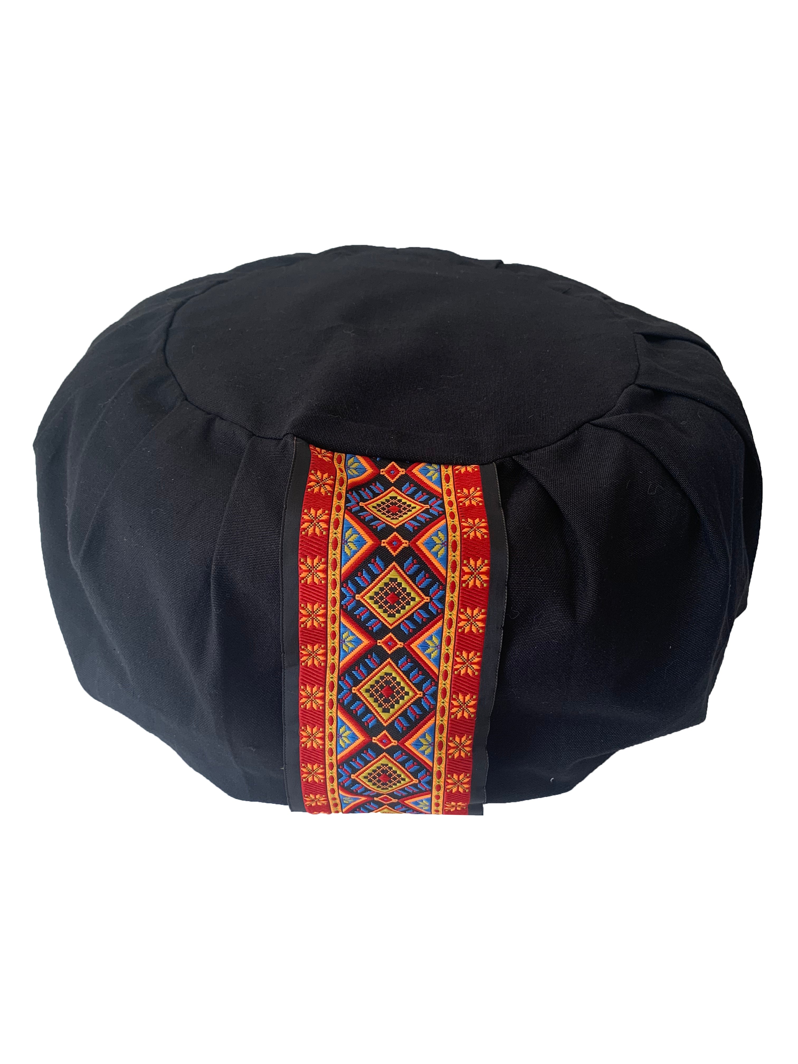 Ethnic - Black Meditation Cushion