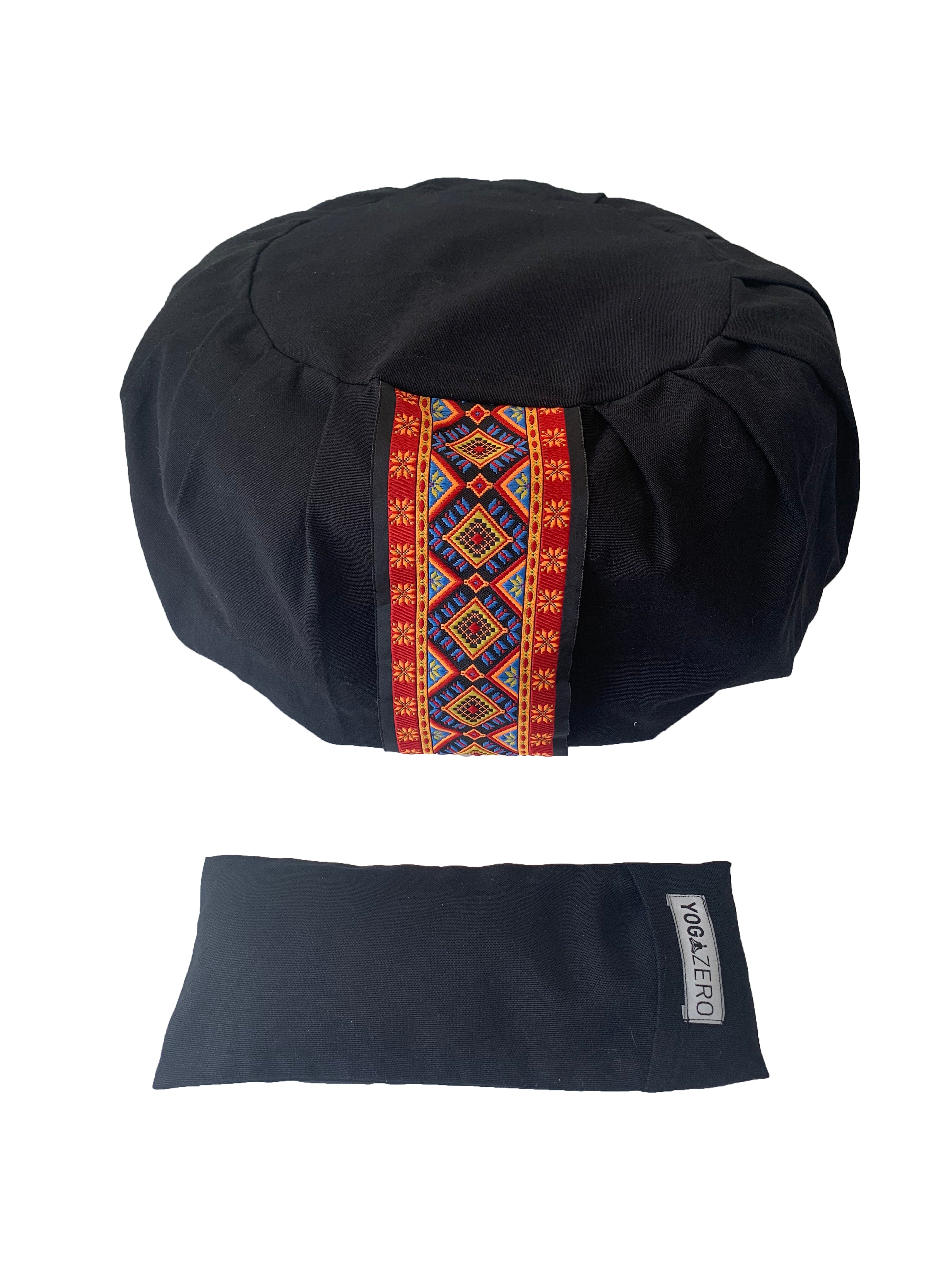 Ethnic - Black Meditation Cushion