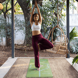 Liforme Mindful Garden Yoga Mat - Olive / Mat Bag Gift 