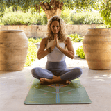 Liforme Mindful Garden Yoga Mat - Olive / Mat Bag Gift 