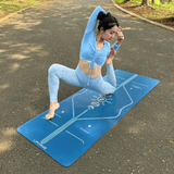ÖN SİPARİŞ - Liforme Cosmic Moon Yoga Mat - Blue / Mat Çantası Hediye
