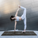 ÖN SİPARİŞ - Liforme Cosmic Moon Yoga Mat - Black / Mat Çantası Hediye