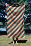 Rainbow Lines/ Mikrofilament Havlu / 75 x 130 cm