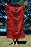 CrossFit Red / Mikrofilament Havlu / 75 x 130 cm