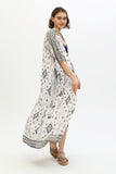 Zada - Jap Kimono XL Long - Earth Aztek
