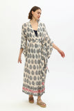 Zada - Kimono Long - Cream Paisley