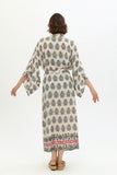 Zada - Kimono Long - Cream Paisley