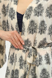 Zada - Kimono Long - Cream Paisley