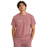 Namaste Oversize Tişört / Unisex / Kalın Kumaş Rahat Kesim1