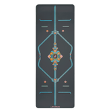 Liforme Mindful Garden Yoga Mat - Grey / Mat Bag Gift 