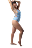 Tangled Kiss Body Suit / Pure Sky