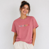 Namaste Oversize Tişört / Unisex /  Kalın Kumaş Rahat Kesim