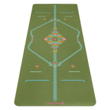 Liforme Mindful Garden Yoga Mat - Olive / Mat Bag Gift 