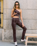 TENCEL™ Flare Legging / Chestnut
