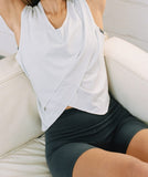 M Crop Top - Stone