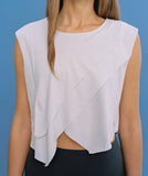 M Crop Top - Stone