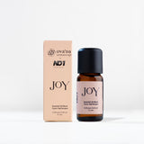 Joy Uçucu Yağ Karışımı: %100 saf Portakal, Bergamot, Limon ve Biberiye uçucu yağları; 10 ml şişe, pembe kutu.
