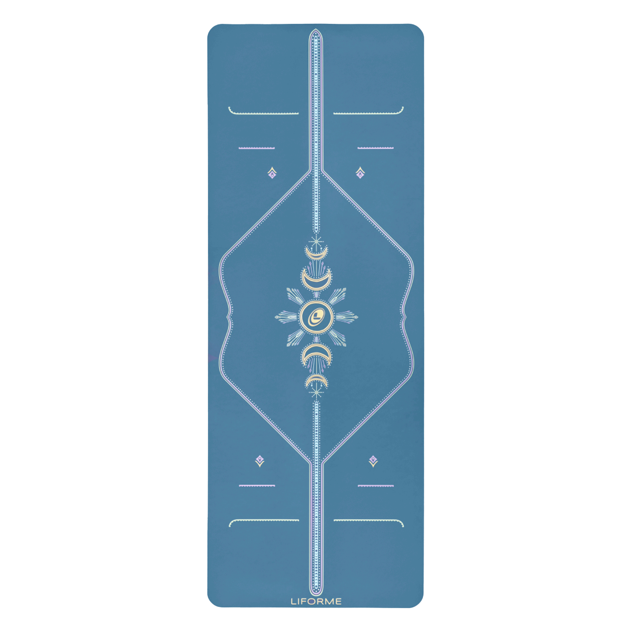 Liforme Cosmic Moon Yoga Mat Blue Mat Bag Gift Yogazero