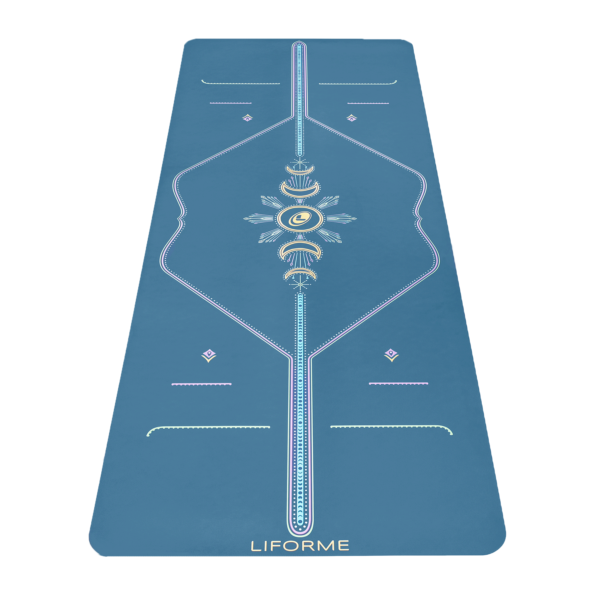Liforme Cosmic Moon Yoga Mat Blue Mat Bag Gift Yogazero