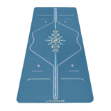 ÖN SİPARİŞ - Liforme Cosmic Moon Yoga Mat - Blue / Mat Çantası Hediye