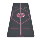 Liforme Mindful Garden Yoga Mat - Purple Earth / Mat Bag Gift 
