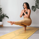 LIFORME BLACK &amp; GOLD YOGA MAT / Free Mat Bag Gift