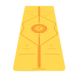 Liforme Radiant Sun Yoga Mat / Sarı / Mat Çantası Hediye, canlı sarı rengiyle yoga deneyiminizi aydınlatır.