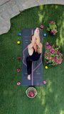 Liforme Mindful Garden Yoga Mat - Purple Earth / Mat Bag Gift 