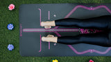 Liforme Mindful Garden Yoga Mat - Purple Earth / Mat Bag Gift 