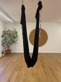 Esnek Yoga Hamak / Siyah / Full Set / The Aerial Yoga Hamak / Tavan asma aparat dahil