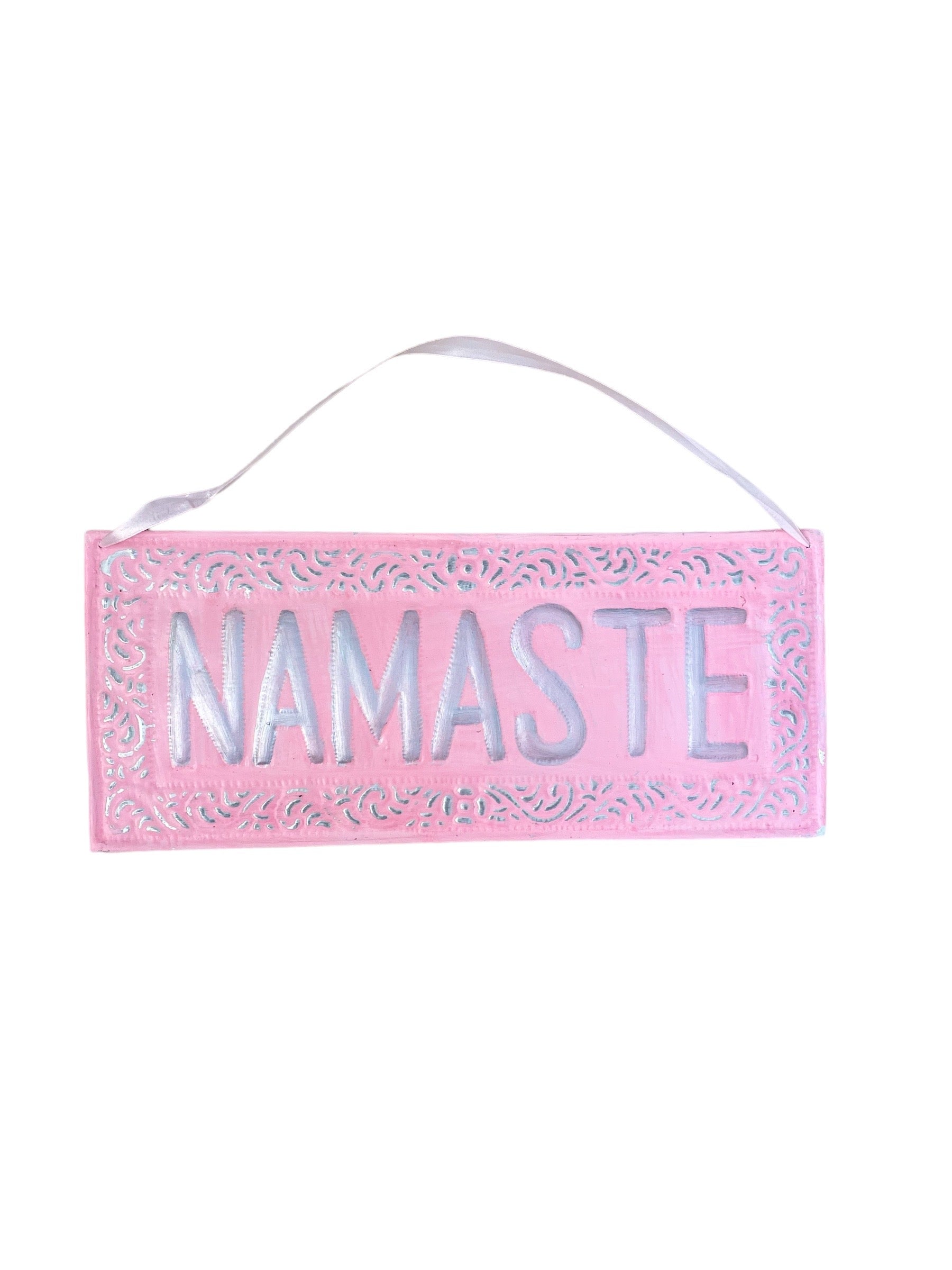 Namaste Duvar Dekoru / Pembe