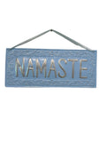 Namaste Duvar Dekoru / Mavi