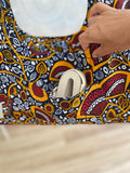 Hello Africa Yoga Mat Çantası -Turuncu& Siyah