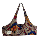 Hello Africa Yoga Mat Bag -Orange & Black 