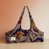 Hello Africa Yoga Mat Bag -Orange &amp; Black 