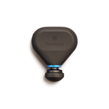 Theragun Mini Plus (Isı Özellikli) seyahat boyu perkusif masaj cihazı, 55°C ısı ile.