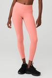 7/8 High Waist Airbrush Legging- Strawberry Lemonade