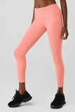 7/8 High Waist Airbrush Legging- Strawberry Lemonade