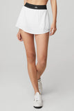 Point Tennis Skirt / White