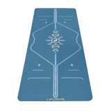 ÖN SİPARİŞ - Liforme Cosmic Moon Yoga Mat - Blue / Mat Çantası Hediye