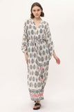 Zada - Kimono Long - Cream Paisley